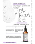 Skin401 Niacinamide Refresh Bright Serum 30ml - Brightens, Hydrates, and Minimizes Pores - Vegan & Cruelty-Free Skin401 Niacinamide Serum - Brightens & Hydrates Skin Niacinamide Serum, Brightening Serum, Vegan Skincare, Cruelty-free Beauty Products, Skin Brightening, Hyaluronic Acid Serum, Anti-acne Serum, Skin Hydration, Niacinamide 10%, Refresh and Brighten Skin, skincare for bright complexion, vegan beauty products, acne prevention serum, skin renewal, ethical skincare