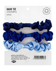 Eklips Satin Hair Scrunchies Gentle Blue Hair Ties 3-Pack