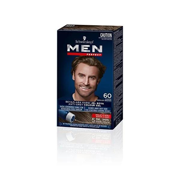 Men's Hair Dye by Perfect Saç - Quick, Long-Lasting Grey Hair Cover & Hair Strengthening - 1.69 fl oz Men's Hair Dye - Quick & Long-Lasting | Perfect Saç men's hair dye, quick hair color, grey hair cover, hair strengthening dye, long-lasting hair color, men's grooming, hair care, cosmetic products, beauty essentials, men's beauty, hair coloring for men, easy hair dye, men's hair care products