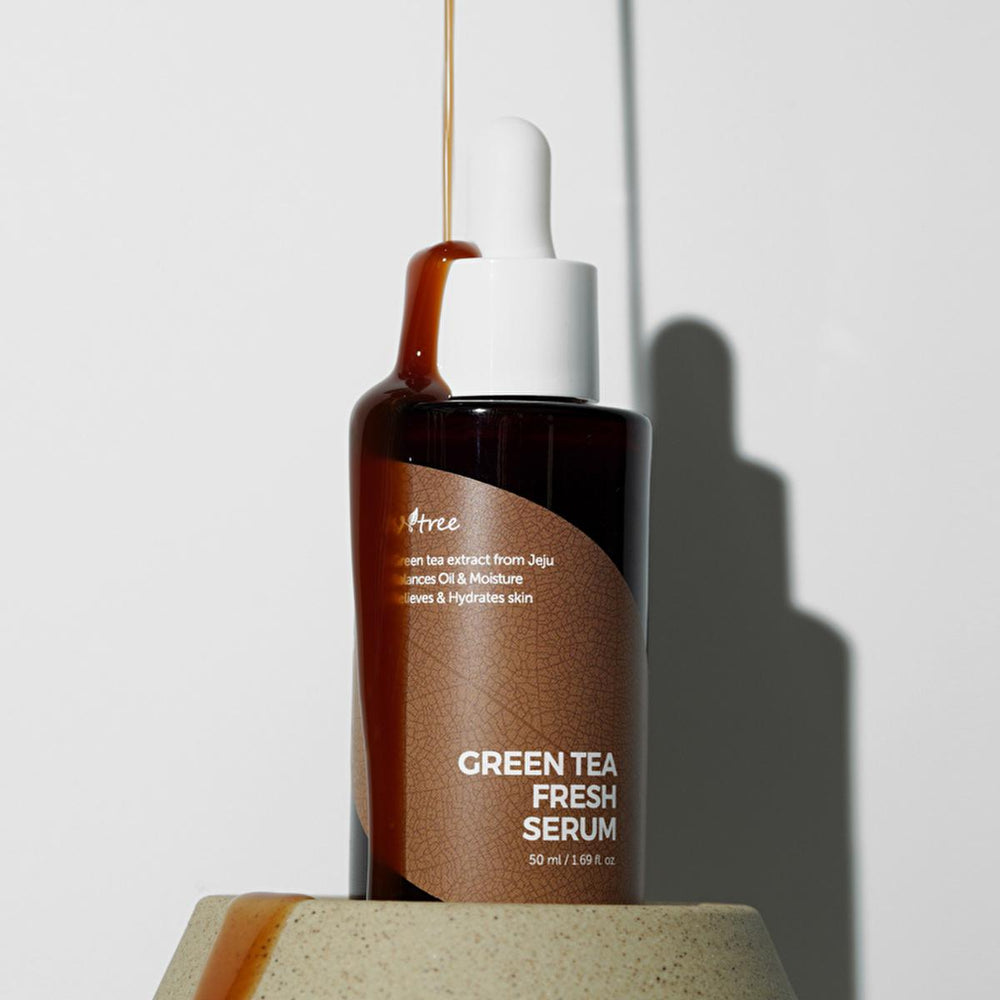 Isntree Green Tea Extract Brightening Serum 50ml - Natural Skincare, Dermatologically Tested, Moisturizing & Sebum - view 2
