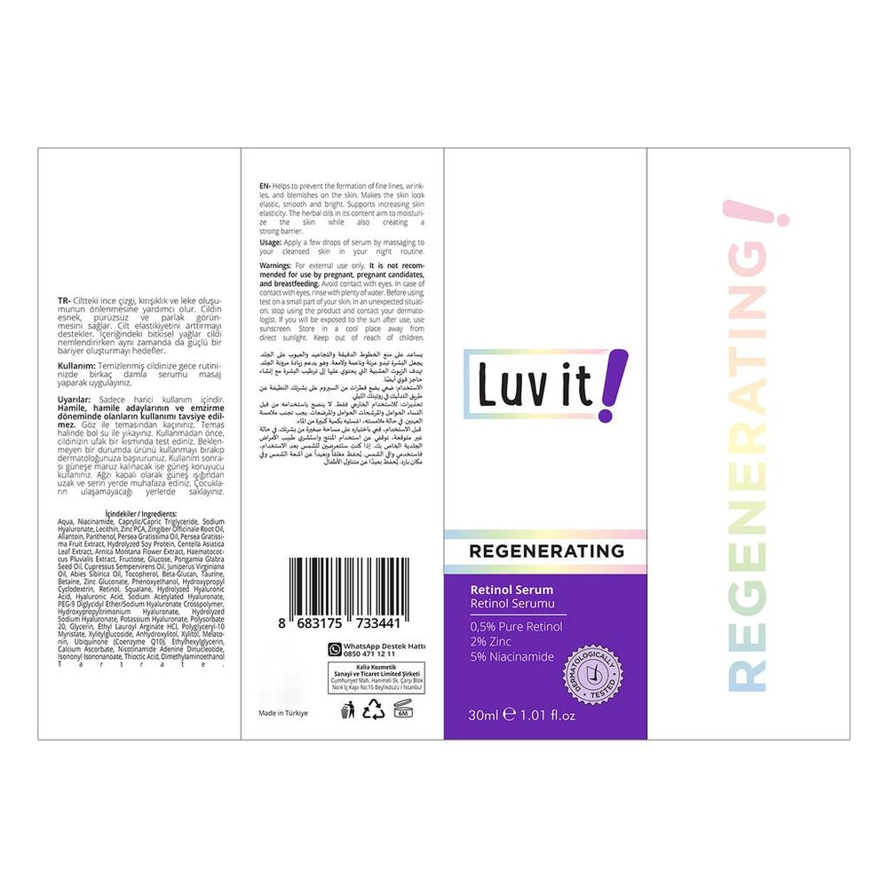 Luv it! Retinol & Niacinamide Smoothing Serum 30 ml