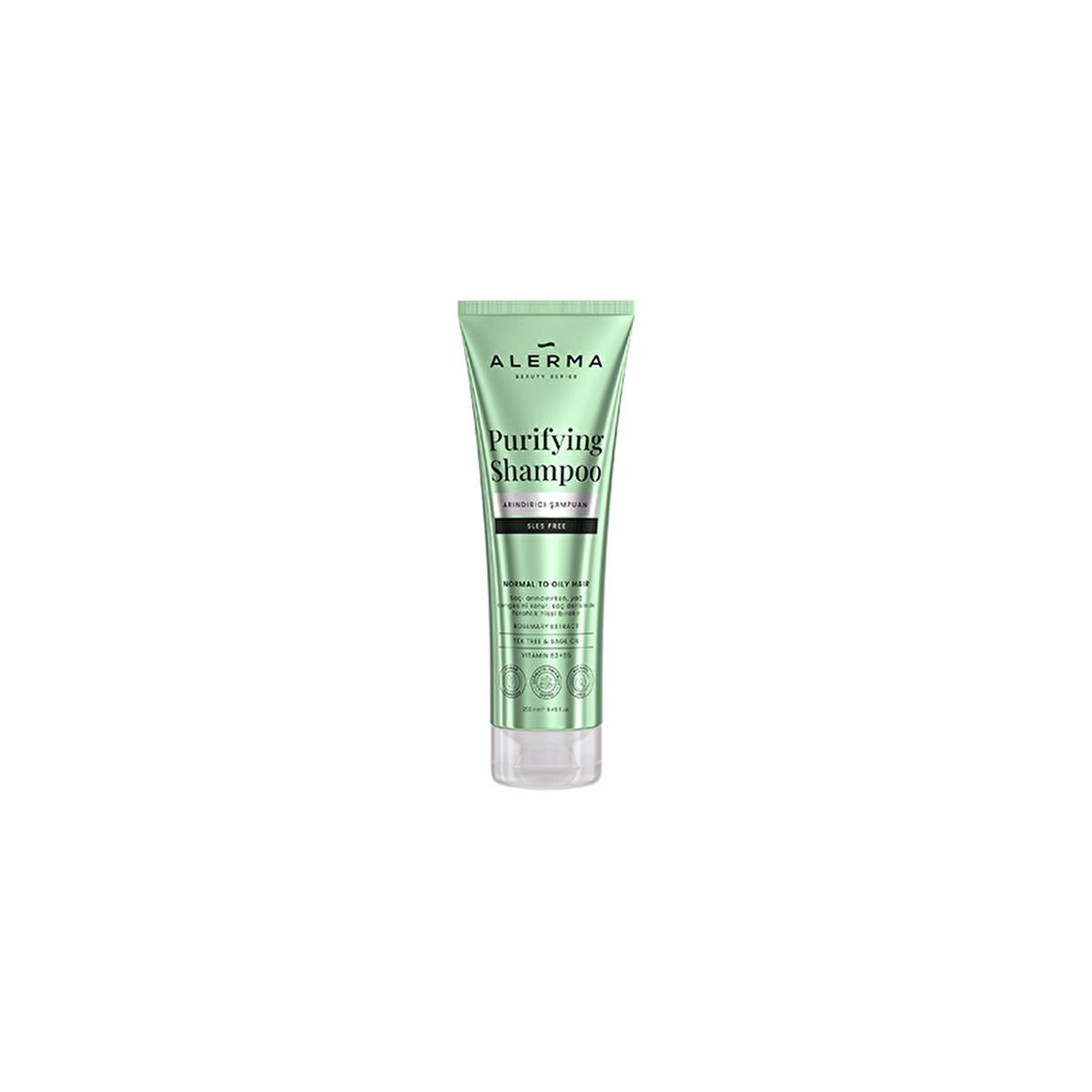 Alerma Sulfate-Free Shampoo for Oily & Thin Hair: Rosemary & Tea Tree Oil for Cleansing, Volume & Shine - Vegan & Paraben-Free Alerma Sulfate-Free Shampoo: Oily & Thin Hair - Vegan & Natural sulfate-free shampoo, oily hair shampoo, thin hair shampoo, vegan shampoo, paraben-free shampoo, rosemary extract shampoo, tea tree oil shampoo, clarifying shampoo for oily hair, alerma shampoo, natural shampoo for thin hair, shampoo, oily hair, thin hair, vegan, paraben-free, rosemary extract, tea tree oil, clarifying