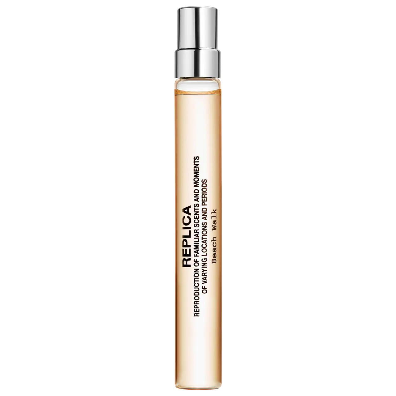 REPLICA' Beach Walk Eau de Toilette Travel Spray: Experience the Freshness of Summer with Coconut Milk & Bergamot - Portable and Refreshing! REPLICA' Beach Walk: Fresh Summer Scent in a Travel Spray Beach Walk perfume, Travel spray fragrance, Fresh solar scent, Coconut milk perfume, Summer fragrance, Eau de toilette travel size, Replica Beach Walk, Bergamot heliotrope perfume, fresh fragrance, light fragrance, summery scent, beach-inspired scent, travel-sized fragrance, women's fragrance, perfume, bergamot,