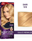 Wella Koleston Intense 9/0 Sarı: Permanent Hair Dye for 100% Gray Coverage & Lasting Intense Color Wella Koleston Hair Dye: 100% Gray Coverage, Intense Color hair dye, hair color, permanent hair color, gray coverage hair dye, long lasting hair color, intense hair color, ammonia hair dye, at home hair color, sarı saç boyası, wella koleston, gray coverage, long-lasting color, intense color, hair coloring, Argan Oil, conditioning cream, user-friendly, vibrant color, youthful appearance, salon-quality, at-home