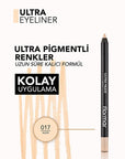 Flormar Mat Eye Pencil - High Pigmentation Eye Makeup with Soft Tip - Matte Finish Eye Pencil - view 4