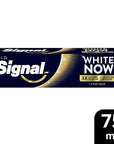 Signal White Now Gold Whitening Toothpaste - 3x Whiter Smile, Instant & Long-Term Effect - Toothpaste