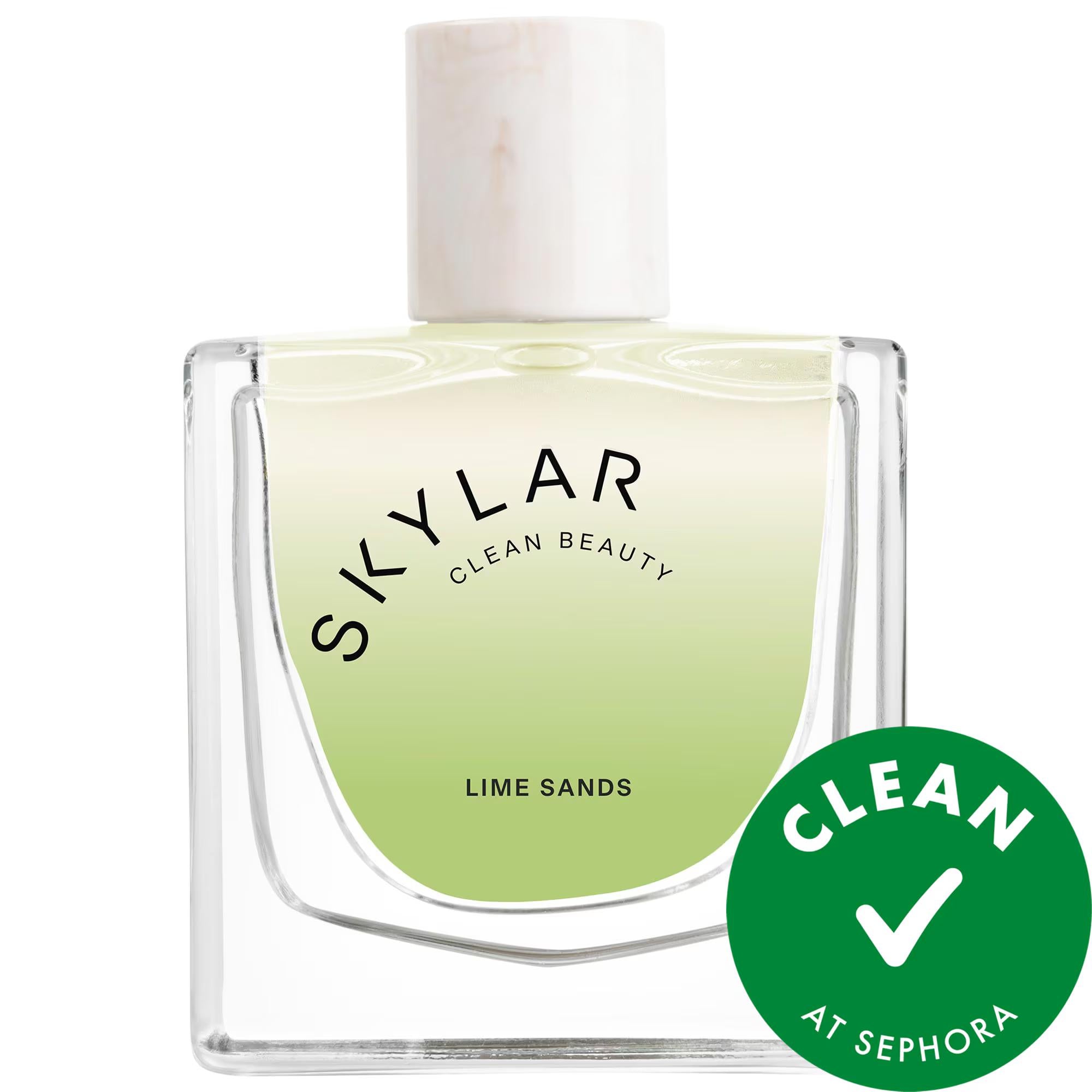 Skylar Lime Sands Eau de Parfum: Fresh Solar Fragrance with Zesty Lime, Sea Salt & Coconut Water - Hypoallergenic, Vegan & Recyclable Perfume Skylar Lime Sands: Fresh, Vegan & Recyclable Eau de Parfum Lime Sands Eau de Parfum, Fresh solar perfume, Hypoallergenic perfume, Vegan perfume, Recyclable perfume bottle, Zesty lime fragrance, Sea salt perfume, Coconut water perfume, Clean at Sephora fragrance, Cruelty-free fragrance, Eau de Parfum, Fresh fragrance, Solar fragrance, Lime perfume, Sea salt fragrance,