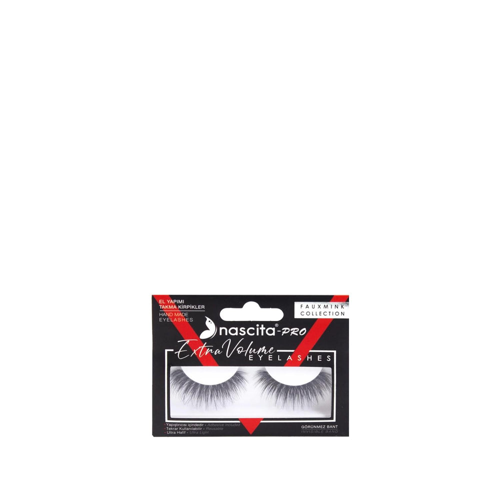 Nascita Pro Fauxmink Extra Volume False Eyelashes for Fuller, Dramatic Eyes Nascita Pro Fauxmink Extra Volume False Eyelashes False Eyelashes, Extra Volume Eyelashes, Fauxmink Eyelashes, Nascita Pro Cosmetics, Cosmetic Eyelash Enhancements, Beauty Enhancements, Makeup Accessories, Cruelty-Free Cosmetics, Luxury Eyelashes, Dramatic Lashes, Special Occasion Makeup, Everyday Glamour, Photoshoot Makeup