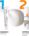La Roche-Posay Redermic Retinol Anti-Aging Face Cream - Stimulates Collagen, Reduces Fine Lines & Wrinkles, - view 2