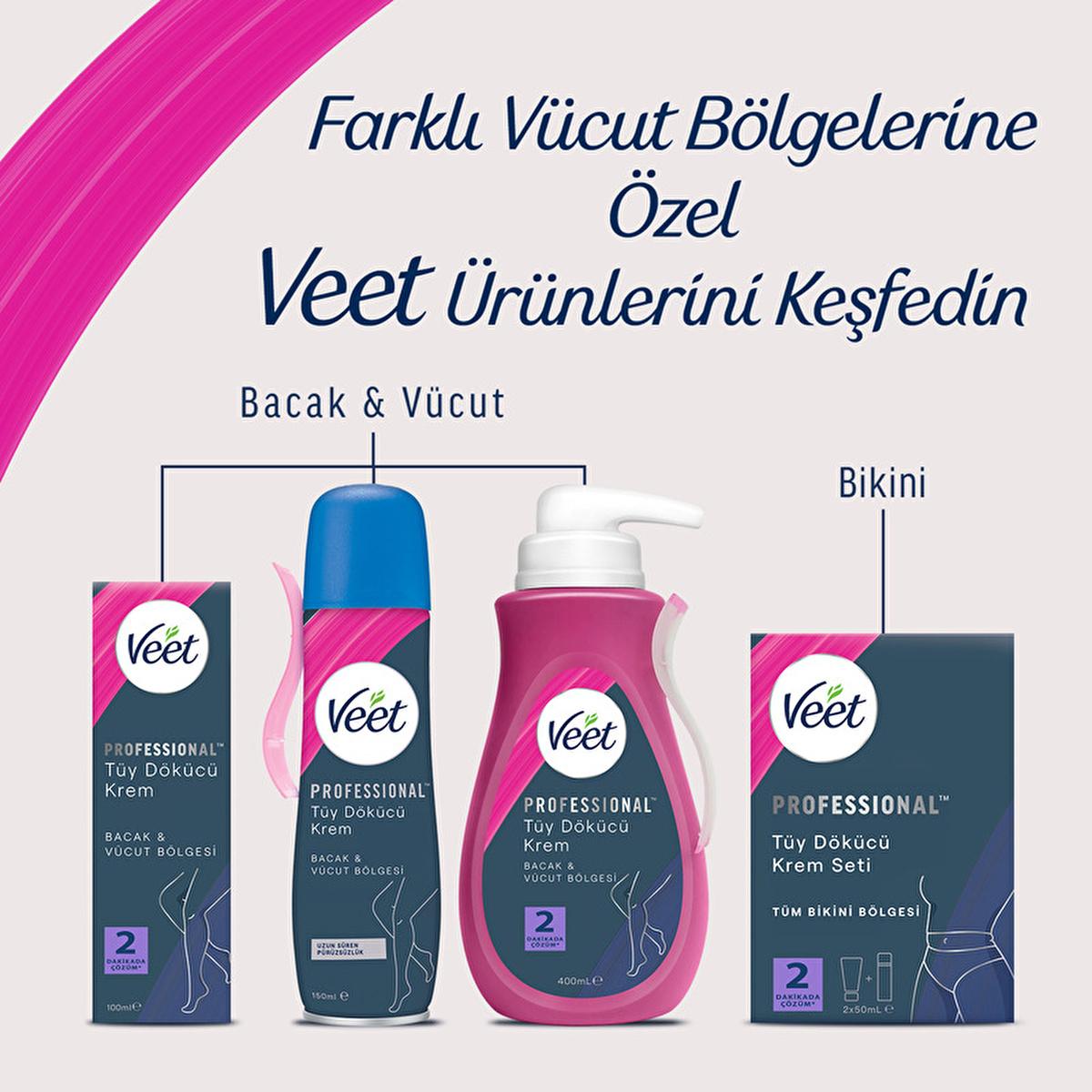 Veet Professional Bikini Hair Removal Cream Set: Gentle, Moisturizing, & Effective for Sensitive Skin - Includes Shea Butter & Exfoliating Foam Veet Bikini Hair Removal: Gentle Cream for Sensitive Skin hair removal cream, bikini hair removal, sensitive skin hair removal, shea butter hair removal, moisturizing hair removal cream, hair removal foam, bikini hair removal set, tüy dökücü krem, hair removal, bikini line, sensitive skin, shea butter, moisturizing, exfoliating, dermatologically tested, quick hair r