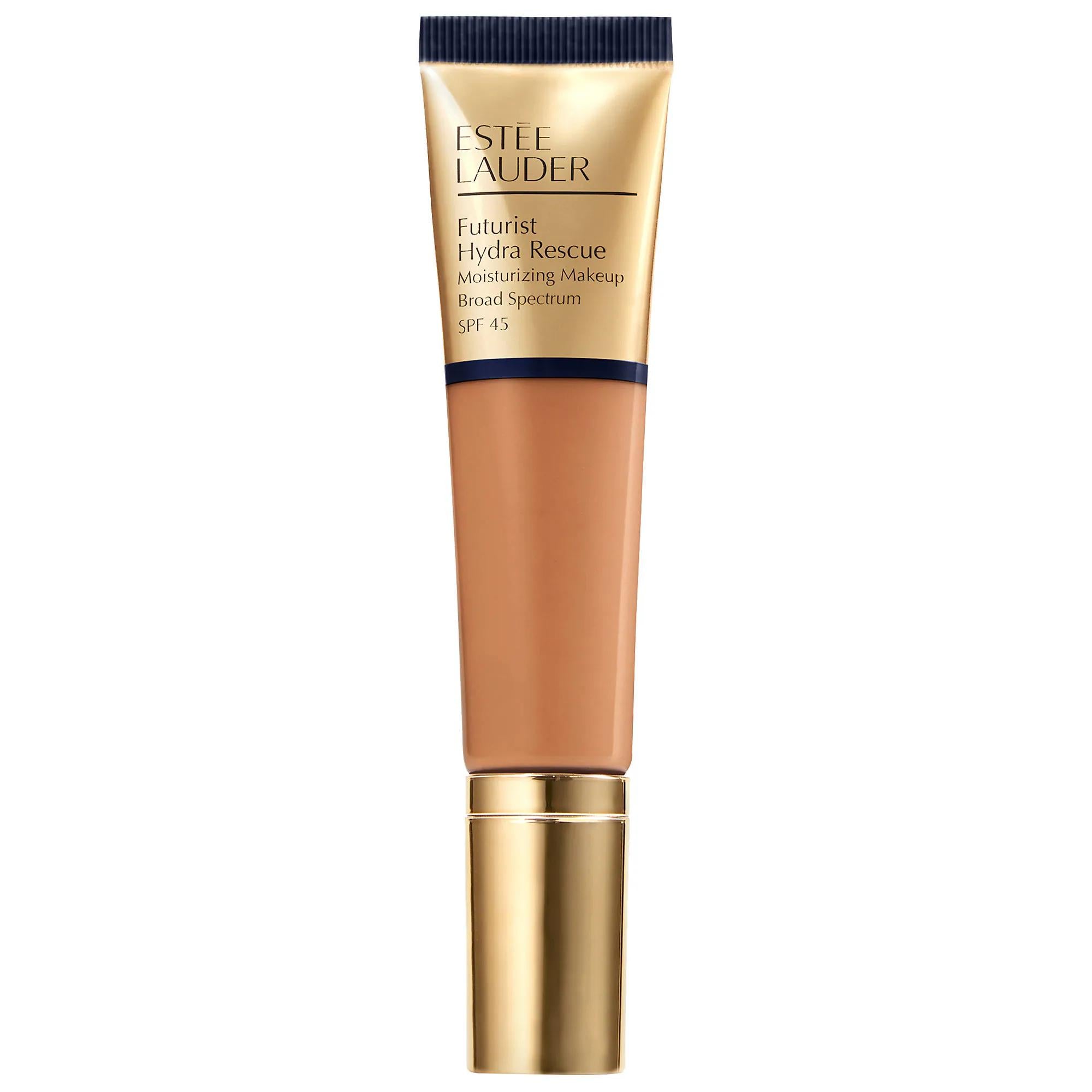 Estee Lauder Futurist Hydra Rescue Moisturizing Foundation SPF 45: Hydrating, Radiant Finish, Medium Coverage & Vitamin E for Anti-Aging Estee Lauder Hydra Rescue Foundation SPF 45: Hydrating & Radiant moisturizing foundation, SPF 45 foundation, Estee Lauder foundation, hydrating foundation, foundation for dry skin, medium coverage foundation, long lasting foundation, Vitamin E foundation, sun protection foundation, radiant finish foundation, foundation, makeup, face makeup, cosmetics, beauty, skincare, SPF