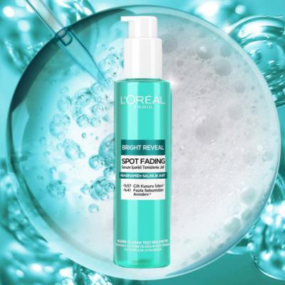 L'Oreal Paris Bright Reveal: Niacinamide & Salicylic Acid Facial Cleansing Gel - Blemish Control, Skin Brightening, Sensitive & Acne Prone Skin L'Oreal Bright Reveal Cleanser: Acne & Brightening Facial Gel facial cleansing gel, acne cleanser, brightening cleanser, salicylic acid cleanser, niacinamide cleanser, sensitive skin cleanser, blemish control cleanser, Loreal cleanser, spot fading cleanser, skin brightening gel, cleanser for acne, gel cleanser, face wash, skin care, beauty, facial care, Niacinamide,