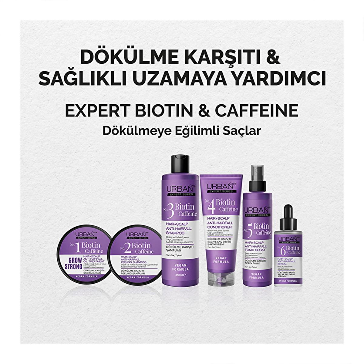 Urban Care Expert: Biotin Caffeine Anti Hair Loss Serum - Boost Hair Growth, Thickness & Volume | Vegan, Dermatologically Tested Urban Care Biotin Caffeine Serum: Anti Hair Loss & Hair Growth hair growth serum, anti hair loss serum, biotin caffeine serum, hair thickening serum, vegan hair serum, hair strengthening serum, hair serum for thinning hair, hair volume serum, hair serum for hair loss, dermatologically tested hair serum, hair loss treatment, hair growth, biotin, caffeine, niacinamide, hyaluronic ac