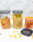Decobella Food Storage Container - Ergonomic, Stackable, and Non-Toxic Kitchen Storage Solution