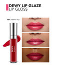 Flormar Dewy Lip Glaze High-Shine Lip Gloss 009 Vibrant Red