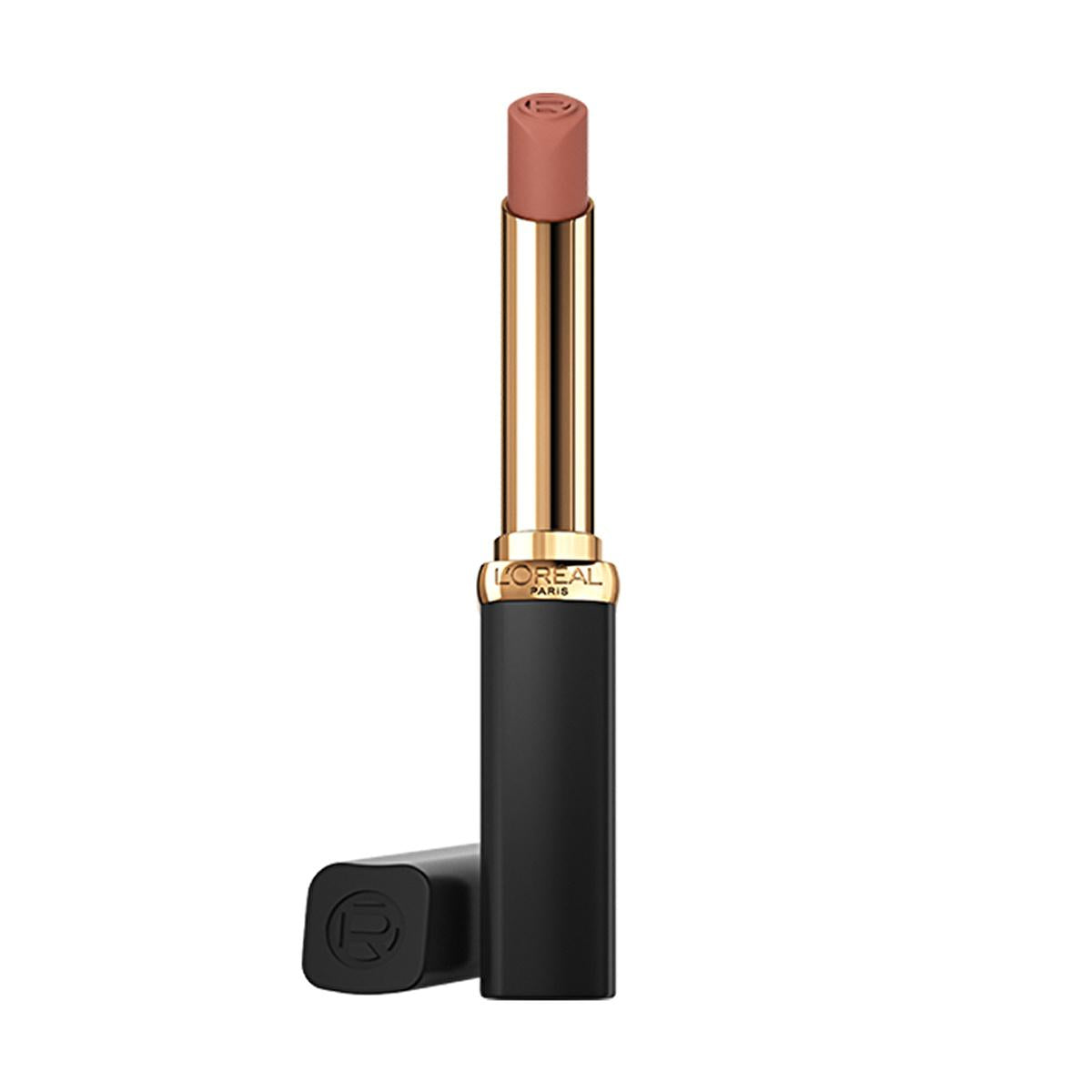 L'Oreal Paris Color Riche Intense Volume Matte Lipstick - 520 Nude Defiant: Long Lasting, Hydrating, Fuller Lips, Powder Finish L'Oreal Matte Lipstick: Long Lasting, Hydrating, Volumizing Matte lipstick, Long lasting lipstick, Volume lipstick, Hyaluronic acid lipstick, Loreal Paris lipstick, Nude matte lipstick, Intense color lipstick, Hydrating matte lipstick, Fuller lips lipstick, Powder matte lipstick, lipstick, matte, long-wearing, hydrating, volume, hyaluronic acid, intense color, nude lipstick, makeup