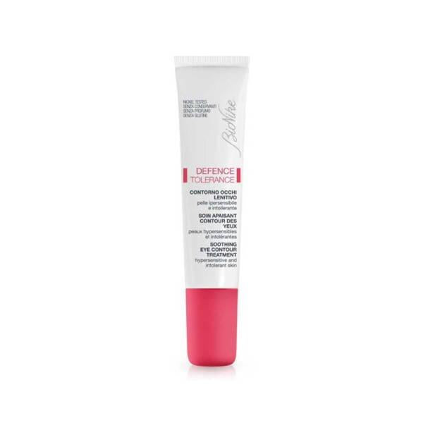 BioNike Defence Tolerance Soothing Eye Cream: Gentle Hydration for Sensitive Skin, Reduces Redness & Irritation, Fragrance-Free - 15ml BioNike Soothing Eye Cream - Gentle Relief for Sensitive Skin Soothing eye cream, Sensitive skin eye cream, Hypoallergenic eye cream, Redness reducing eye cream, Eye cream for irritation, BioNike eye cream, Fragrance-free eye cream, Eye cream for sensitive skin, Eye cream for dry eyes, Eye cream for reactive skin, Soothing, Moisturizing, Redness reduction, Beta-Glucan, Aloe