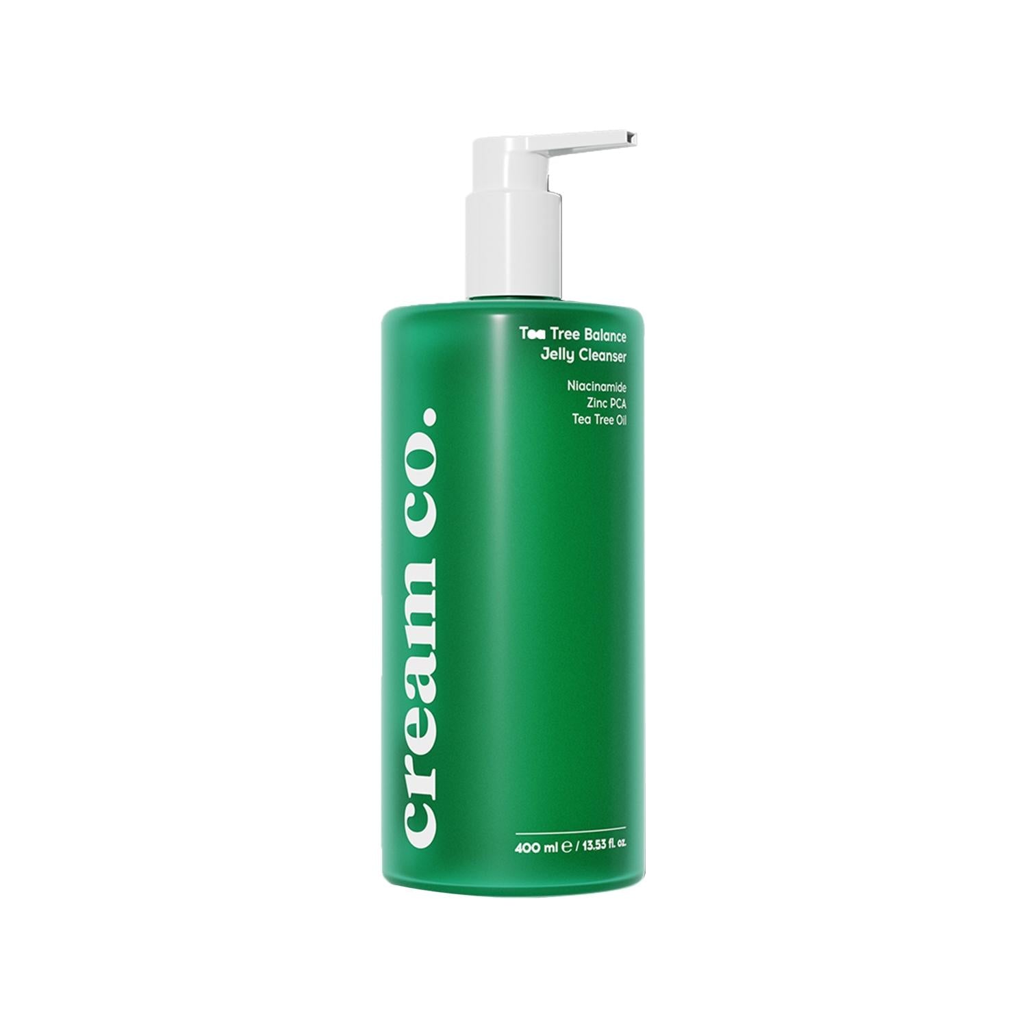 Cream Co. Tea Tree Balance Jelly Cleanser - Gentle, Soothing, 400ml for Sensitive Skin Cream Co. Tea Tree Balance Jelly Cleanser - Gentle & Soothing Tea Tree Jelly Cleanser, Cream Co. Skincare, Balance Jelly Cleanser, Gentle Facial Cleanser, Tea Tree Oil Skincare Products, Sensitive Skin Care, Soothing Skincare, Non-Irritating Cleanser, Skincare Routine, Natural Skincare, Acne Treatment, Inflammation Reduction, Skincare Essentials