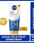 Nivea Sun Kids SPF 50+ Face & Body Sunscreen 100 ml