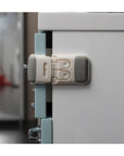 Miny Baby Safety Drawer Lock with Double Security Button - Childproof Solution for Parents Miny Baby Safety Drawer Lock - Secure & Easy to Install baby safety lock, childproof drawer lock, double safety button lock, babyproofing products, drawer safety lock, child safety products, baby safety solutions, parent safety tips