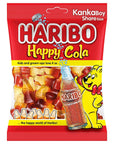 Haribo Happy Cola Gummy Candy Chewy Cola Flavor 80g