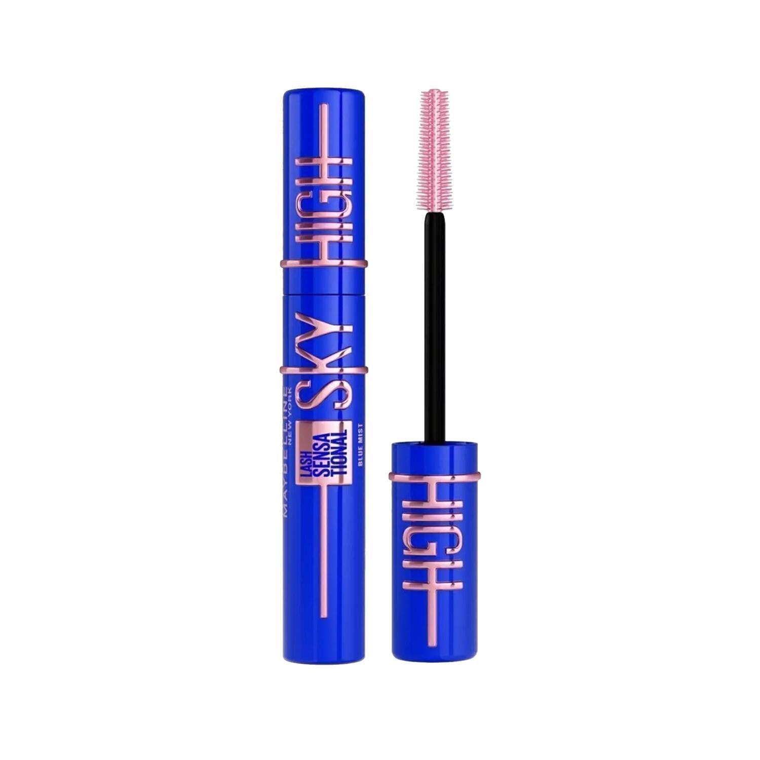 Maybelline New York Lash Sensational Sky High Blue Mist Mascara - Volumizing & Lengthening Cosmetic Eyelash Enhancement Maybelline Lash Sensational Sky High Blue Mist Mascara Maybelline New York Mascara, Lash Sensational Sky High, Blue Mist Mascara, Cosmetic Eyelash Enhancement, Trendy Mascara Color, Volumizing Mascara, Lengthening Mascara, Blue Mascara, Makeup for Eyes, Eye Makeup, Cosmetic Products, Beauty Products, Makeup Essentials, Mascara for Special Occasions, Dramatic Lash Look