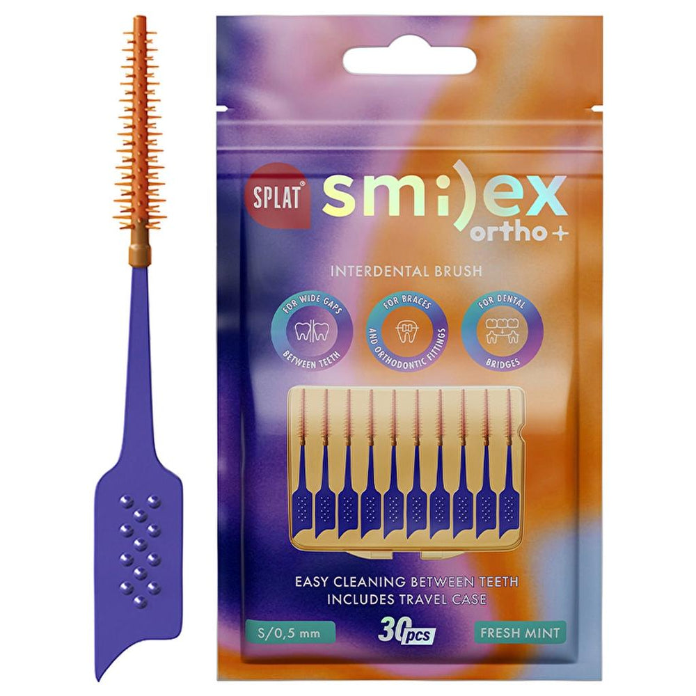Splat Ortho Mint Interdental Brushes 30 Count