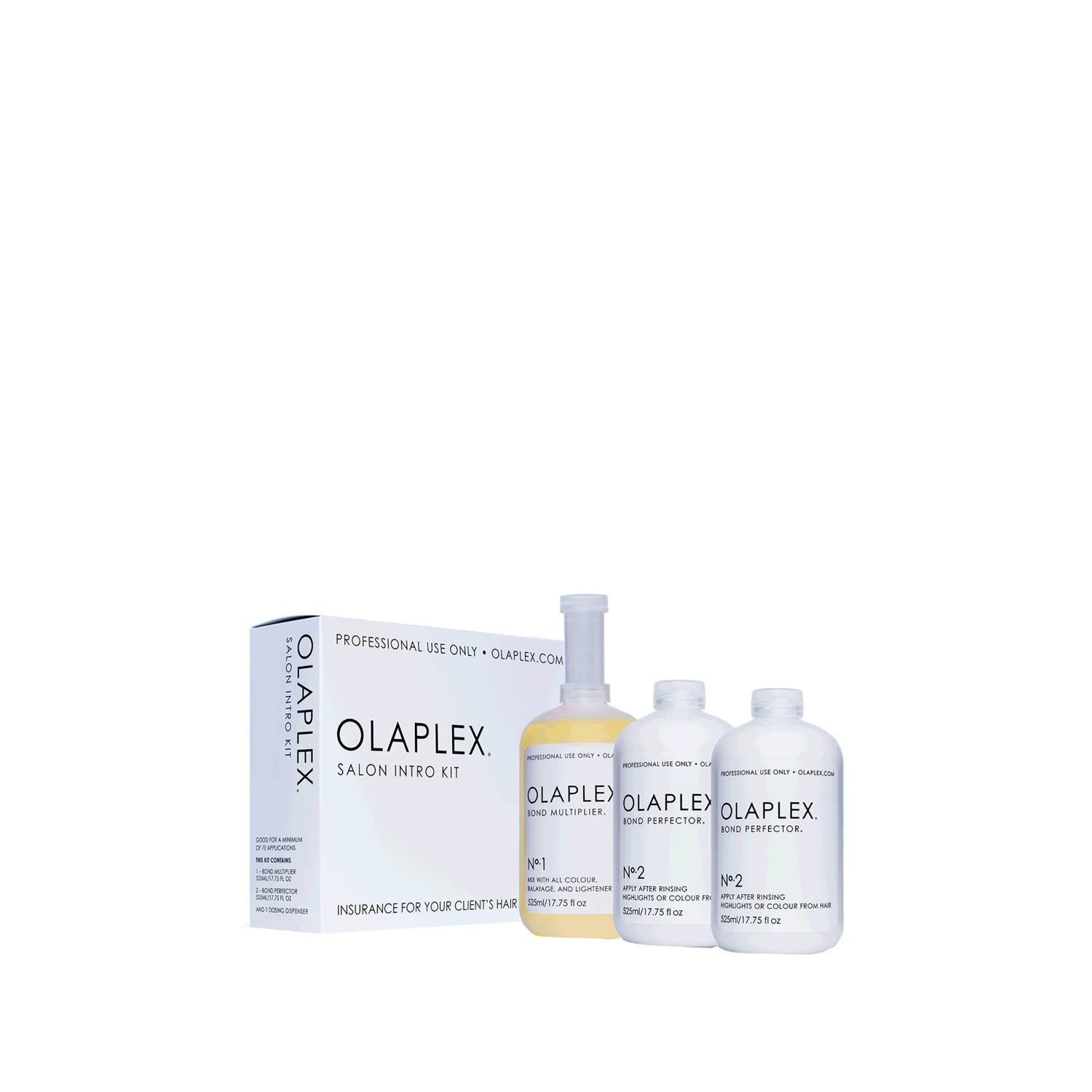 Olaplex Hair Care Kit - Salon-Grade Bond-Repairing Treatment for Damaged Hair Olaplex Hair Care Kit - Bond-Repairing Treatment Olaplex Salon Intro Kit, Hair repair treatment, Bond-repairing hair care, Salon-grade hair products, Professional hair care kit, Hair care for damaged hair, Chemically treated hair repair, Salon-quality hair treatment at home