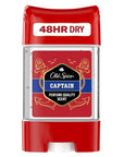 Old Spice Captain Men's Clear Gel Deodorant Stick - Long Lasting Freshness for the Modern Adventurer - Deodorant