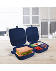 Decobella Double-Lid Food Container - Portable, Compartmentalized Lunch Box for Kids and Adults - view 5