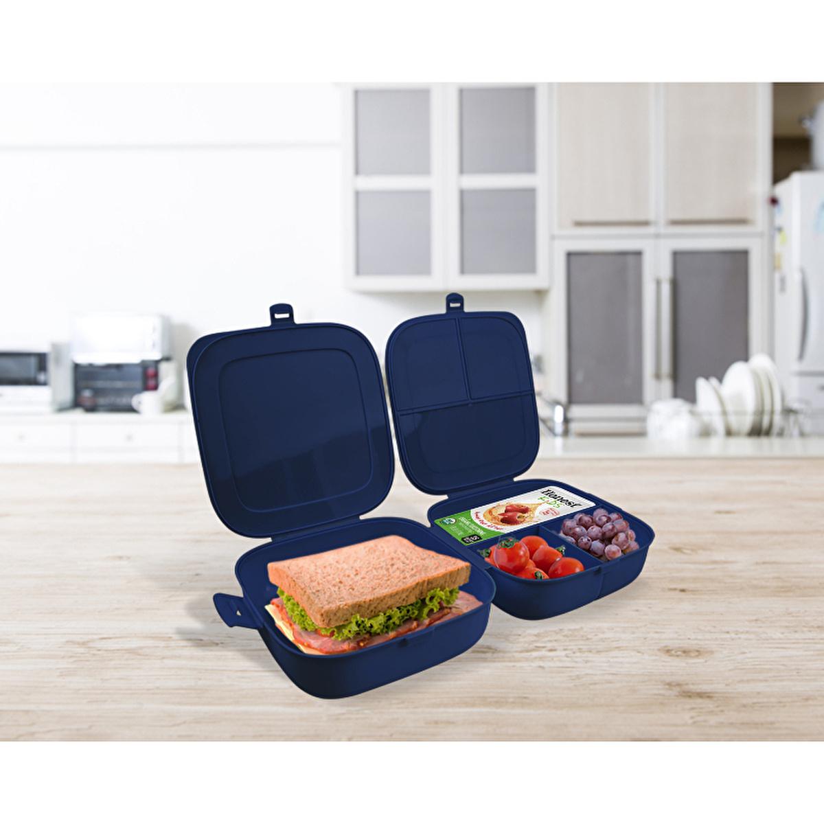 Decobella Double-Lid Food Container - Portable, Compartmentalized Lunch Box for Kids and Adults Decobella Double-Lid Food Container - Portable & Compartmentalized food container, lunch box, bento box, portable meal container, double lid container, kids lunch box, adult lunch box, healthy meal container, food storage container, meal prep container, food-safe materials, spill-proof container, organized meals, meal on-the-go