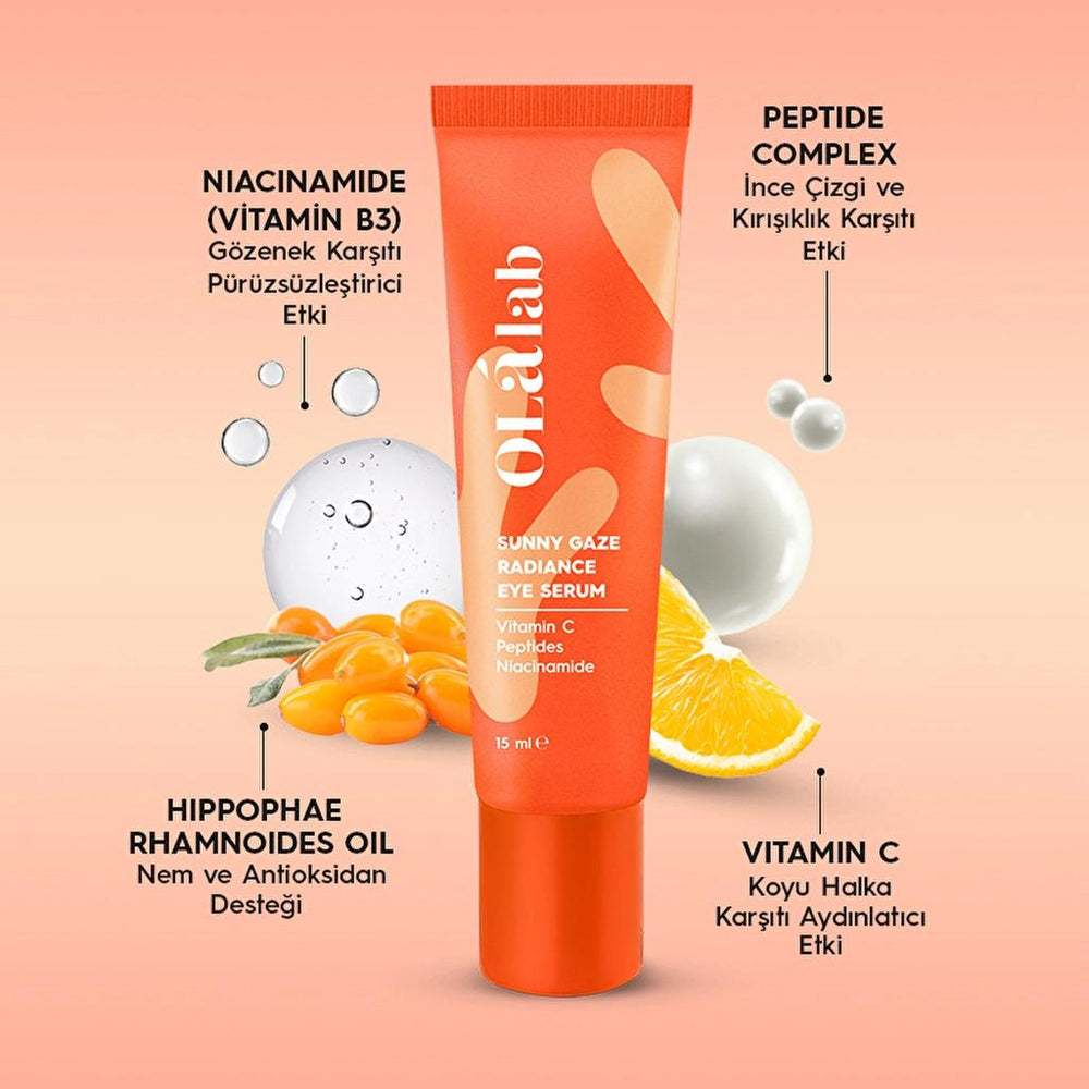 Olalab Vitamin C & Peptide Eye Cream for Dark Circles 15 ml