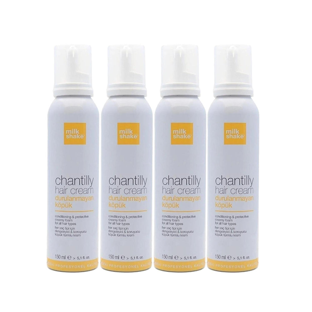 milk_shake Chantilly Hair Care Foam - Nourishing & Moisturizing for Dry/Damaged Hair, 4 x 150ml milk_shake Chantilly Hair Care Foam - Nourishing & Moisturizing hair care product, milk_shake Chantilly, hair nourishment, hair care foam, Chantilly saç bakım köpüğü, hair moisturizing, dry hair care, damaged hair care, hair maintenance, hair softness, long-lasting hair care