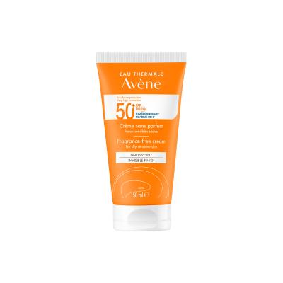 Avene Fragrance-Free Sunscreen Cream for Dry Skin SPF50+ - Water-Resistant & Moisturizing - image 3