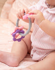 Babyjem Silicone Teether Toy Ring - Safe, BPA-Free, Dishwasher Safe Baby Teething Relief for Infants 3 Months+ - view 7