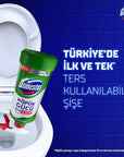 Domestos Foam Bleach - Reversible Bottle, Pine Fragrance, 15.22 fl oz - Effective Deep Hygiene Cleaning Solution Domestos Foam Bleach - Deep Hygiene & Pine Freshness Foam Bleach, Pine Fragrance Cleaning Product, Reversible Bottle Cleaning Solution, Deep Hygiene Cleaning, Effective Hard-to-Reach Area Cleaner, Cleaning Supplies, Household Essentials, Hygiene Products, Bleach, Cleaning Solutions, Home Care, Domestos