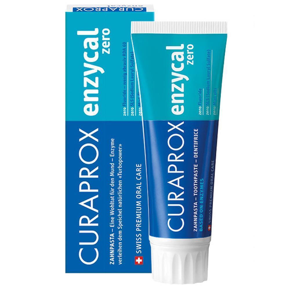 Curaprox Enzycal Zero Toothpaste - Natural Enzyme-Based Oral Care, 75ml Curaprox Enzycal Zero Toothpaste - Natural & Effective Curaprox Enzycal Zero, Toothpaste, Enzyme-based toothpaste, Zero sugar toothpaste, Natural oral care, Oral hygiene, Sensitive teeth, Sensitive gums, Gentle toothpaste, Chemical-free toothpaste, Health-conscious oral care, Daily oral care, Natural toothpaste, Oral care products