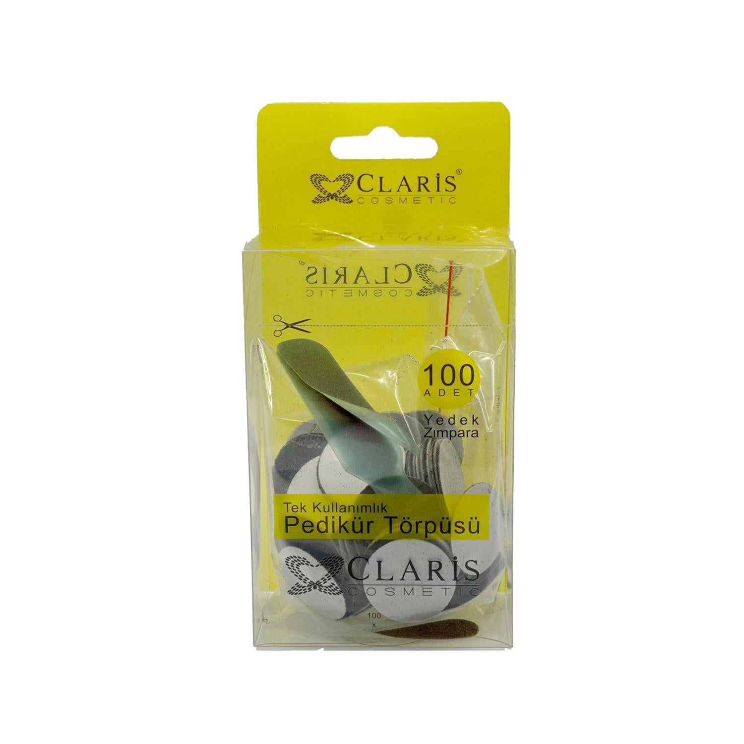 Claris C-47040 Sanding Discs - 100 Pack for Nail Care Professionals and DIY Enthusiasts Claris C-47040 Sanding Discs - 100 Pack nail sanding discs, replacement sanding discs, Claris Podo Disk Törpüsü, nail care accessories, C-47040 sanding discs, nail care professionals, DIY nail care, nail shaping, nail smoothing, sanding discs for nail care devices