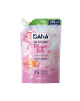 Isana Peony Liquid Soap Refill for Gentle Cleansing 850ml