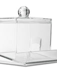 Eklips Clear Acrylic Cotton Swab Organizer - Hygienic Q-Tip Holder, Stylish Vanity & Bathroom Storage Solution Eklips Cotton Swab Organizer - Hygienic & Stylish Storage cotton swab organizer, cotton bud holder, makeup organizer, vanity organizer, bathroom storage, hygienic cotton swab storage, clear acrylic organizer, q-tip holder, cotton swabs, qtips, makeup storage, bathroom organizer, vanity storage, acrylic organizer, storage container, cosmetic organizer, hygiene, personal care, cleaning supplies, make