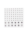 Nascita Face Jewels - 14 Pieces, Self-Adhesive Temporary Facial Decorations for Beauty and Makeup Accessories Nascita Face Jewels - 14 Pieces for Beauty & Makeup Face Jewels, Temporary Facial Decorations, Adhesive Face Gems, Makeup Accessories, Beauty Jewels, Festival Face Decorations, Party Makeup Accessories, Self-Adhesive Rhinestones for Face, Beauty Accessories, Glamour, Festival Accessories, Party Accessories, Cosplay Accessories