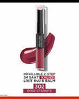 Loreal Paris Infaillible 2-Step Long-Lasting Lip Color & Moisturizing Balm - 302 Rose Eternite Loreal Paris Infaillible 2-Step Lip Color & Balm - 302 Rose Eternite Long-lasting lipstick, Lip balm, 2-step lip care, Moisturizing lip color, Loreal Paris Infaillible, Lip care, Cosmetics, Beauty products, Makeup, Lip color, Moisturizing lip balm, Convenient beauty, Beauty essentials