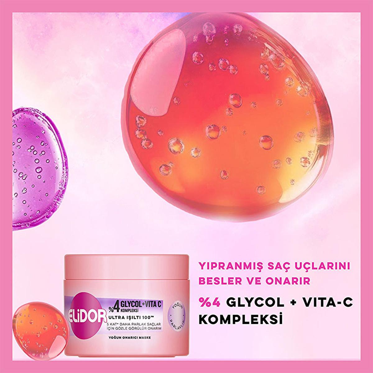 Elidor Ultra Işıltı 100 Onarıcı Maske - 7.44 fl oz Deep Conditioning Hair Treatment for Damaged Hair Repair and Shine Enhancement Elidor Ultra Işıltı Hair Mask - Deep Conditioning for Shine hair mask, deep conditioning hair treatment, shine enhancer, damaged hair repair, Elidor Ultra Işıltı, hair care, hair nourishment, shine enhancement, hair repair, hair health, hair shine, hair manageability, hair treatment, cosmetic hair care, hair wellness