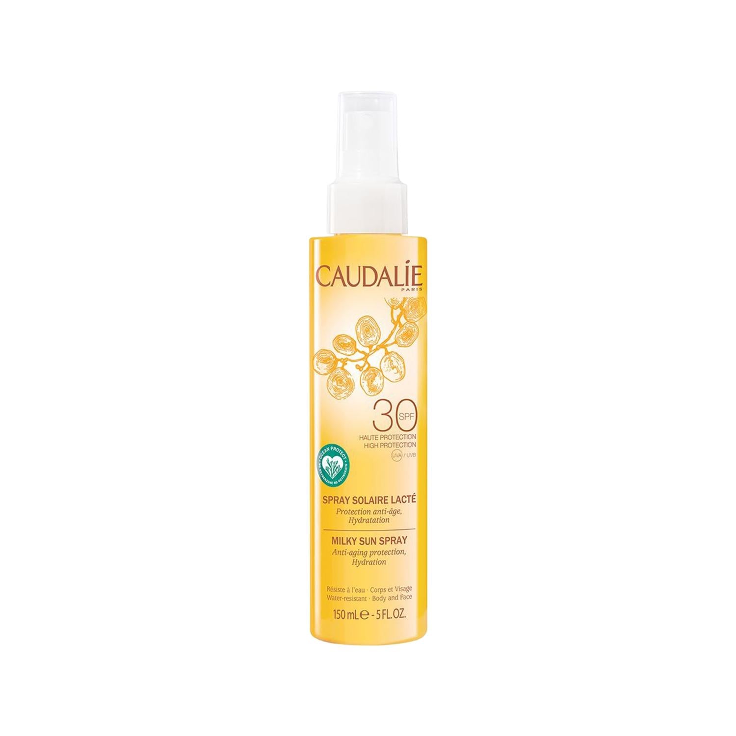 Caudalie Vinosun High Protection SPF30 Sunscreen Spray 150ml - Easy Application Sun Protection Spray Caudalie Vinosun SPF30 Sunscreen Spray - High Protection Sunscreen Spray, SPF30, Caudalie Vinosun, High Protection Sunscreen, Sun Protection Spray, Skincare, Sun Care, Outdoor Protection, Spray Sunscreen, UV Protection, Skin Protection, Cosmetics, Beauty Products