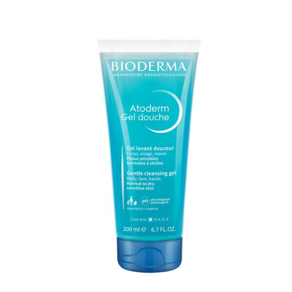 Bioderma Atoderm Shower Gel - Soap-Free Moisturizing Shower Gel for Dry & Sensitive Skin, 6.76 fl oz Bioderma Atoderm Shower Gel - Gentle & Moisturizing for Dry Skin Bioderma Atoderm Shower Gel, Soap-free shower gel, Sensitive skin care, Moisturizing shower gel, Dry skin relief, Gentle cleansing, Hypoallergenic, Fragrance-free is not applicable, Colorant-free, Skin Perfect technology, Dry skin, Sensitive skin, Shower gel, Body care, Skincare, Bioderma