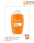 Avene Ultra Fluid Oil Control SPF50 Sunscreen for Oily Skin - High Protection, Oil-Free, Lightweight - image 9