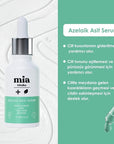 Mia Klinika Azelaic Acid Serum: Acne, Blemish & Hyperpigmentation Treatment | Tea Tree Oil & Zinc Infused | Reduce Redness & Even Skin Tone Mia Klinika Azelaic Acid Serum: Acne, Blemish, Redness Control Azelaic Acid Serum, Acne treatment serum, Blemish reducing serum, Skin tone serum, Tea tree oil serum, Zinc serum, Mia Klinika serum, Hyperpigmentation treatment, acne, blemishes, hyperpigmentation, skin tone, tea tree oil, zinc, skincare, serum, moisturizing, nourishing, skin imperfections, redness, inflamm