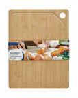 Ideenwelt Bamboo Cutting Board for Kitchen Prep 33x25 cm