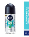 Nivea Men Cool Kick Fresh Roll-On Deodorant - 48 Hour Protection, Alcohol-Free, Long-Lasting Freshness Nivea Men Cool Kick Fresh Deodorant - 48hr Protection Nivea Men Deodorant, Roll-On Deodorant, Anti-perspirant Deodorant, Alcohol-free Deodorant, Long-lasting Freshness Deodorant, Men's Grooming, Personal Care, Deodorant for Men, Sensitive Skin Deodorant, 48 Hour Protection Deodorant