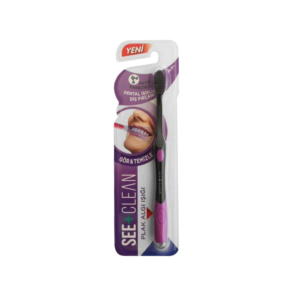 See Clean Electric Toothbrush with Smart Plaque Detection & LED Indicator - Pink, Rechargeable, Multiple Modes See Clean Smart Electric Toothbrush - Pink electric toothbrush, smart toothbrush, plaque detection toothbrush, rechargeable toothbrush, LED toothbrush, oral hygiene, dental care, smart oral hygiene, personalized brushing, pink toothbrush, rechargeable battery, multiple brushing modes, health and personal care, gifts for her, oral care products